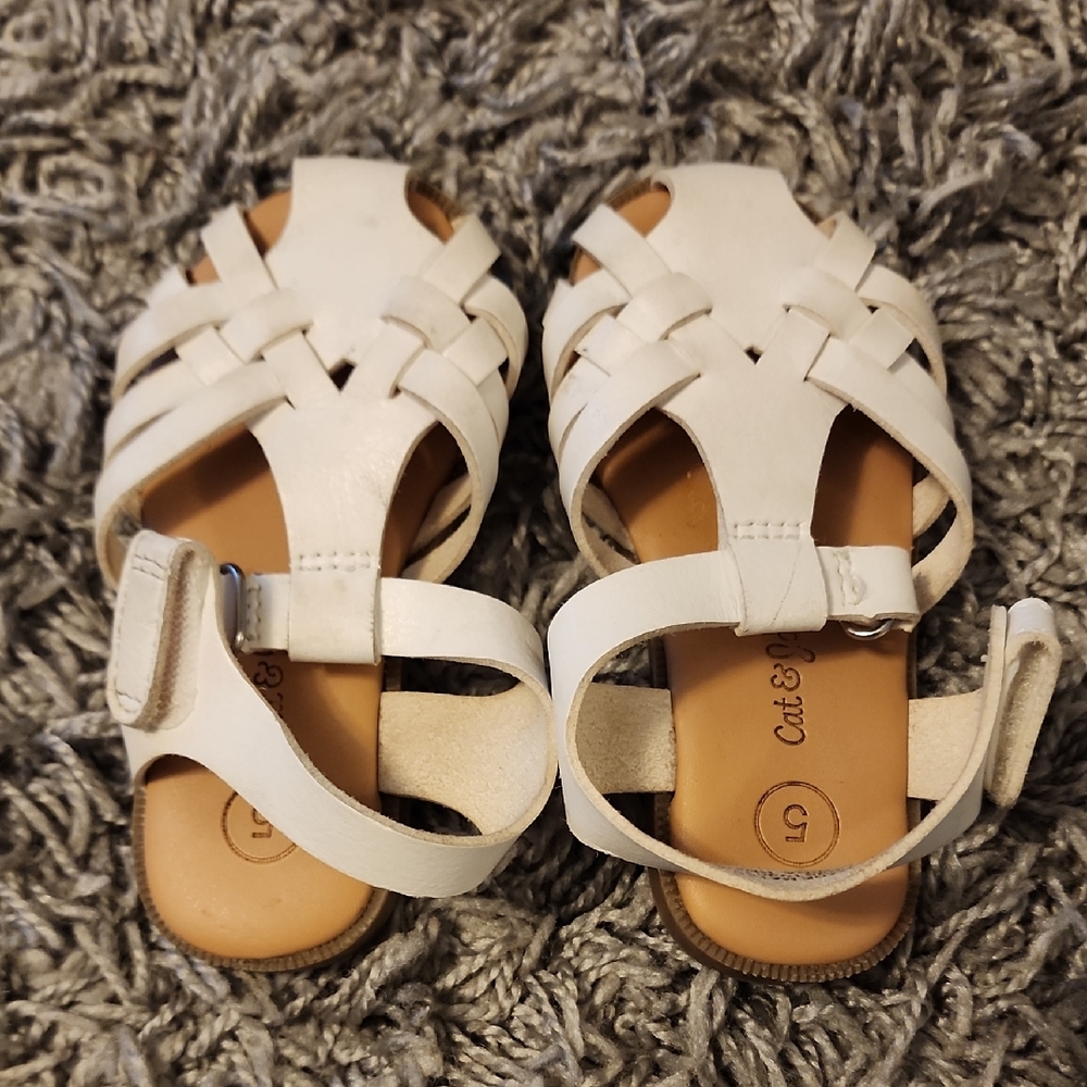 Cat & Jack White Kids Sandals